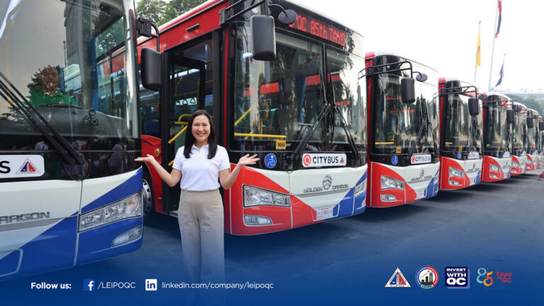 Quezon City acquires Eight New Electric Bus for its Free Transport Services