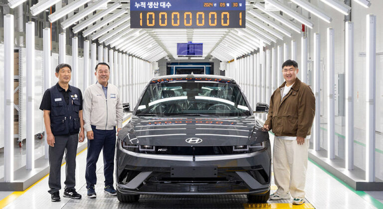 Hyundai achieves production milestone of 100,000,000 vehicles built