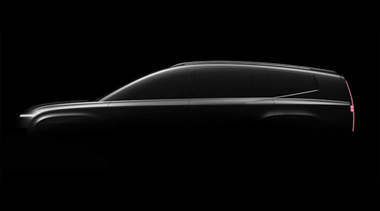 Hyundai release teaser images of their upcoming the three-row Ioniq 9 SUV