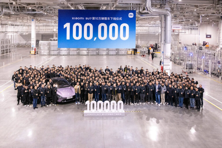 Xiaomi’s SU7 100,000th Units Produced