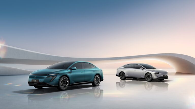 Dongfeng Nissan all-new N7 EV sedan at Auto Guangzhou