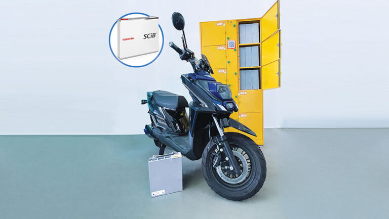 Toshiba and Naturenix Launch Demonstration Test of Battery Subscription Service for Electric Motorcycle Taxis in Bangkok