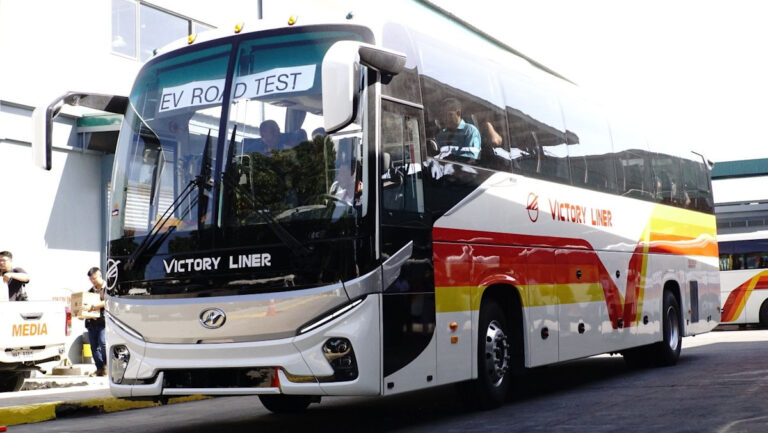 Victory Liner introduces the country’s first fully electric bus