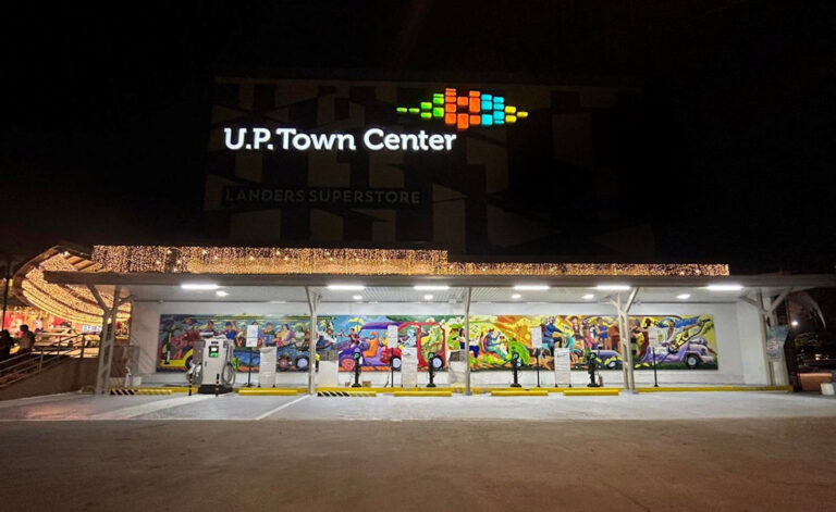 ACMobility inaugurated the U.P. Town Center EV Charging Hub in Quezon City