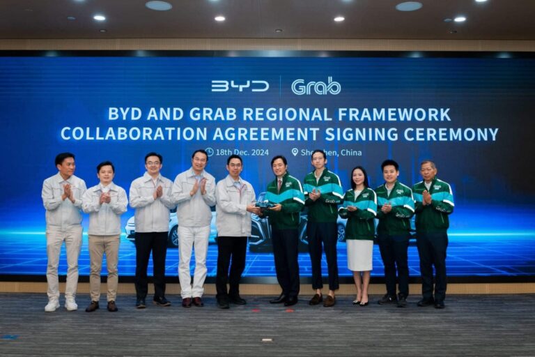Grab and BYD Partner to Drive Electric Vehicle Adoption in Southeast Asia