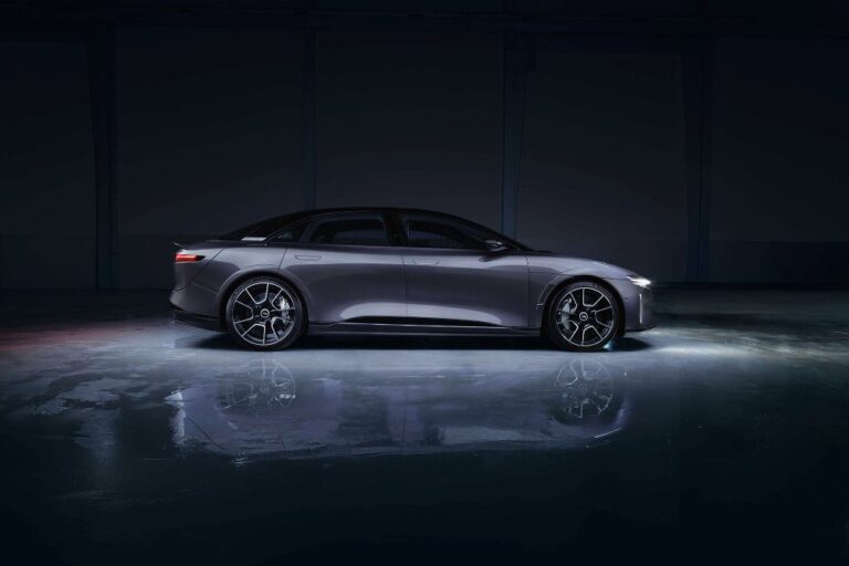 Lucid Motors unveil the one-of-one the Lucid Air Sapphire Saudi Cup Edition