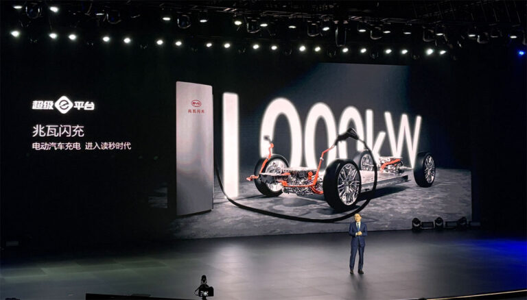BYD unveils ultra fast charging system